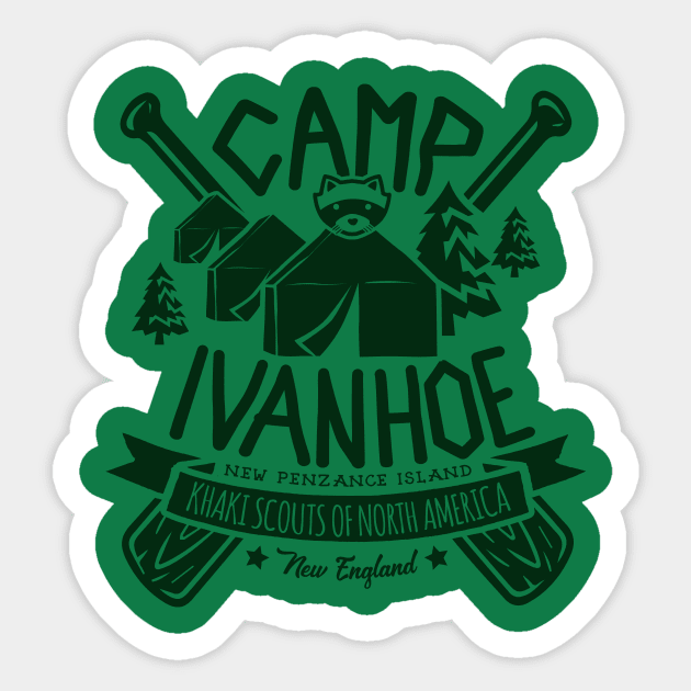 Camp Ivanhoe Sticker by MindsparkCreative